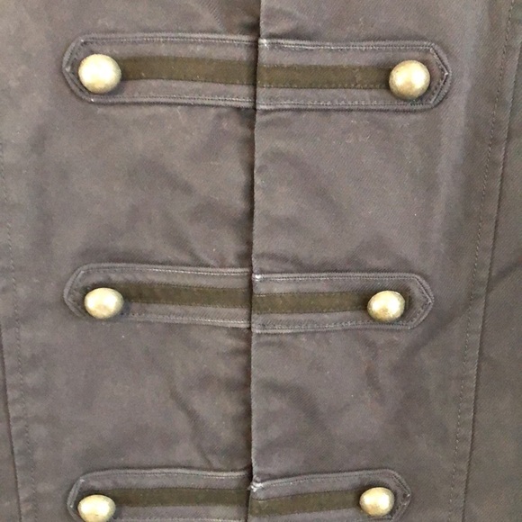 H&M Men’s Military Style Navy Coat Size 40R - Picture 5 of 9